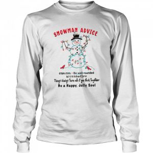Advice With Christmas Light Snowman shirt 3