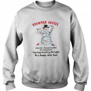 Advice With Christmas Light Snowman shirt 4
