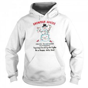 Advice With Christmas Light Snowman shirt 5