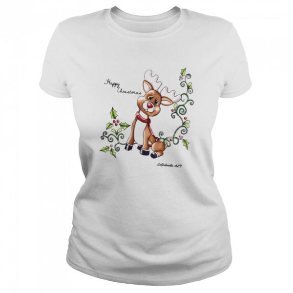 Aesthetic Design Reindeer Design Christmas shirt