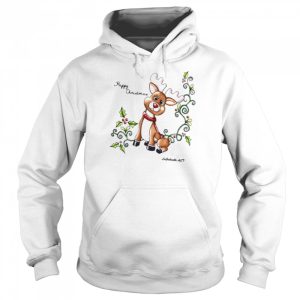 Aesthetic Design Reindeer Design Christmas shirt 5