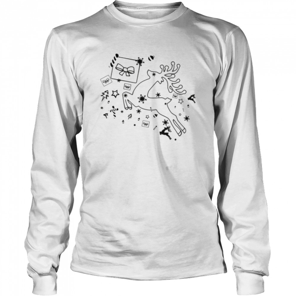 Aesthetic Lineart Merry Christmas And Happy New Year 2022 shirt Aesthetic Lineart Merry Christmas And Happy New Year 2022 shirt