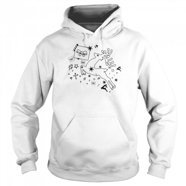 Aesthetic Lineart Merry Christmas And Happy New Year 2022 shirt