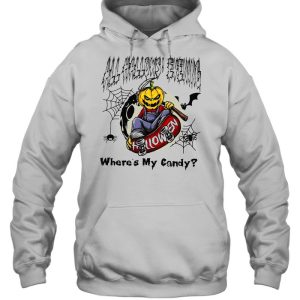 All Hallows Evening Halloween Where's My Candy T shirt 3