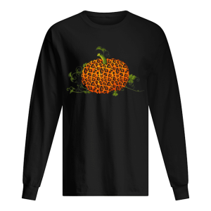 Animal Leopard Pumpkin Fall Autumn Halloween Gift T-Shirt