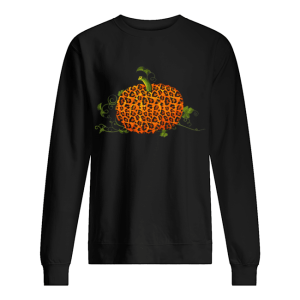 Animal Leopard Pumpkin Fall Autumn Halloween Gift T-Shirt