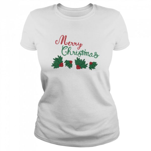 Animated Mistletoe Merry Christmas shirt