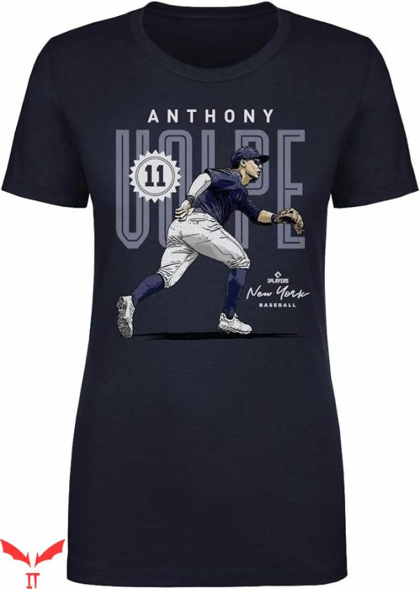 Anthony Volpe T-Shirt Anthony Volpe New York Card Tee MLB