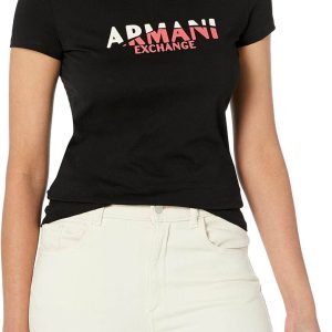 Armani Exchange T-Shirt Colorblocked Logo