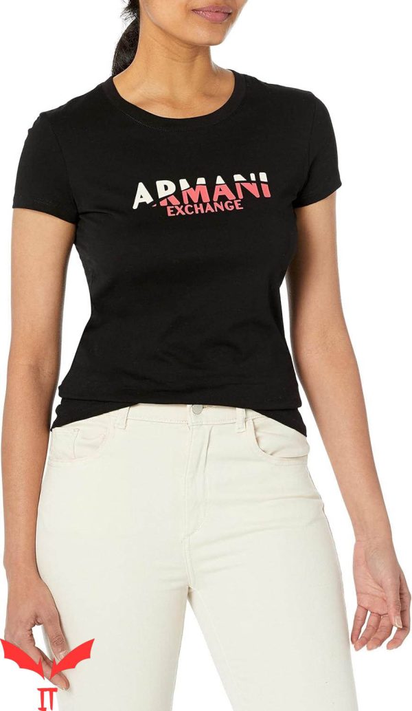Armani Exchange T-Shirt Colorblocked Logo