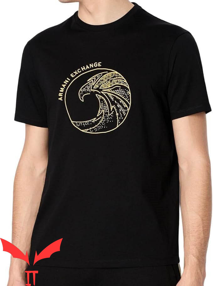 Armani Exchange T-Shirt Gold Eagle Armani Exchange T-Shirt Gold Eagle