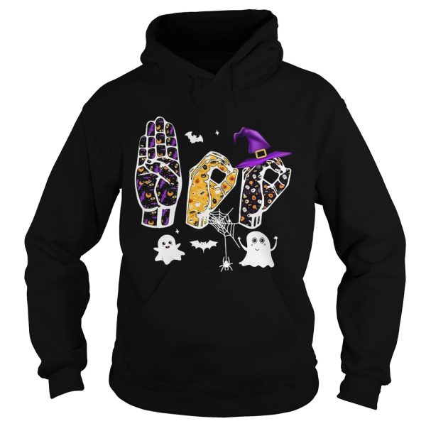 Asl Boo Halloween shirt