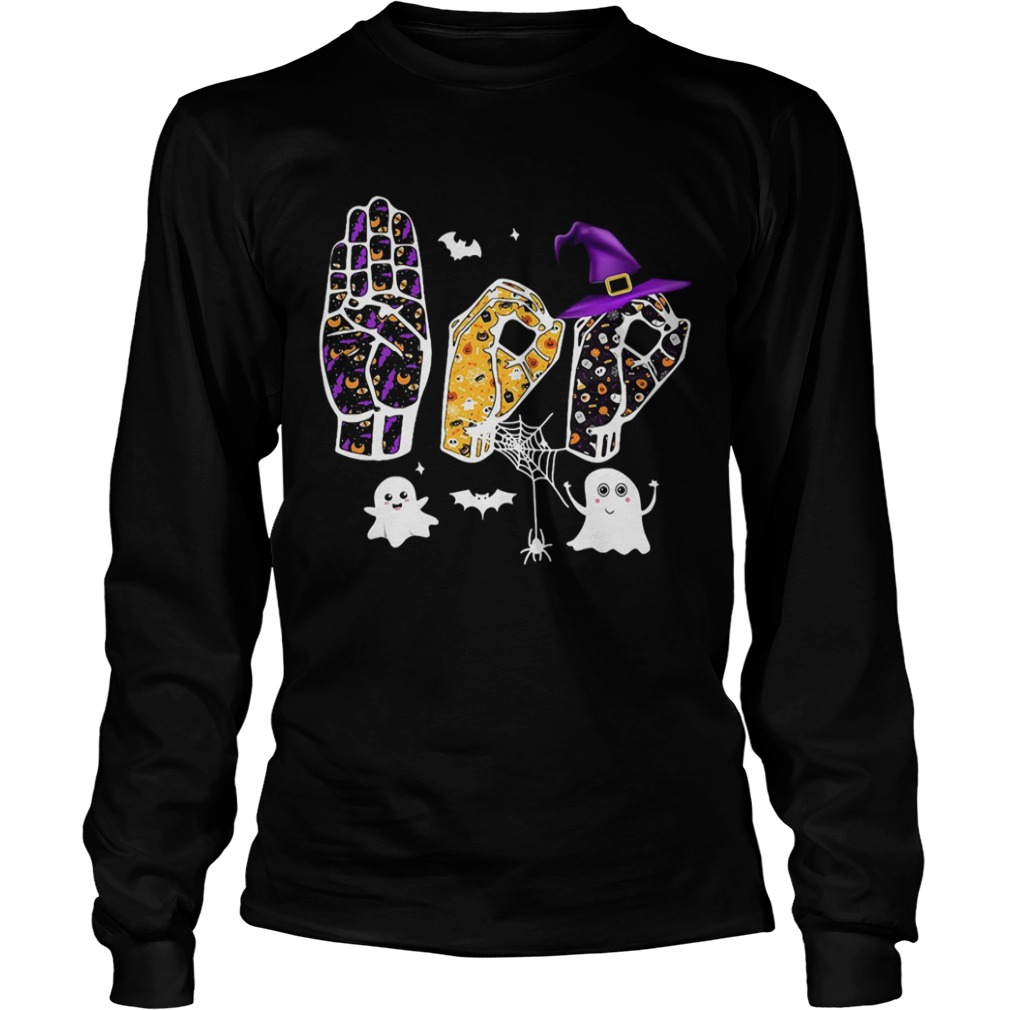 Asl Boo Halloween shirt Asl Boo Halloween shirt