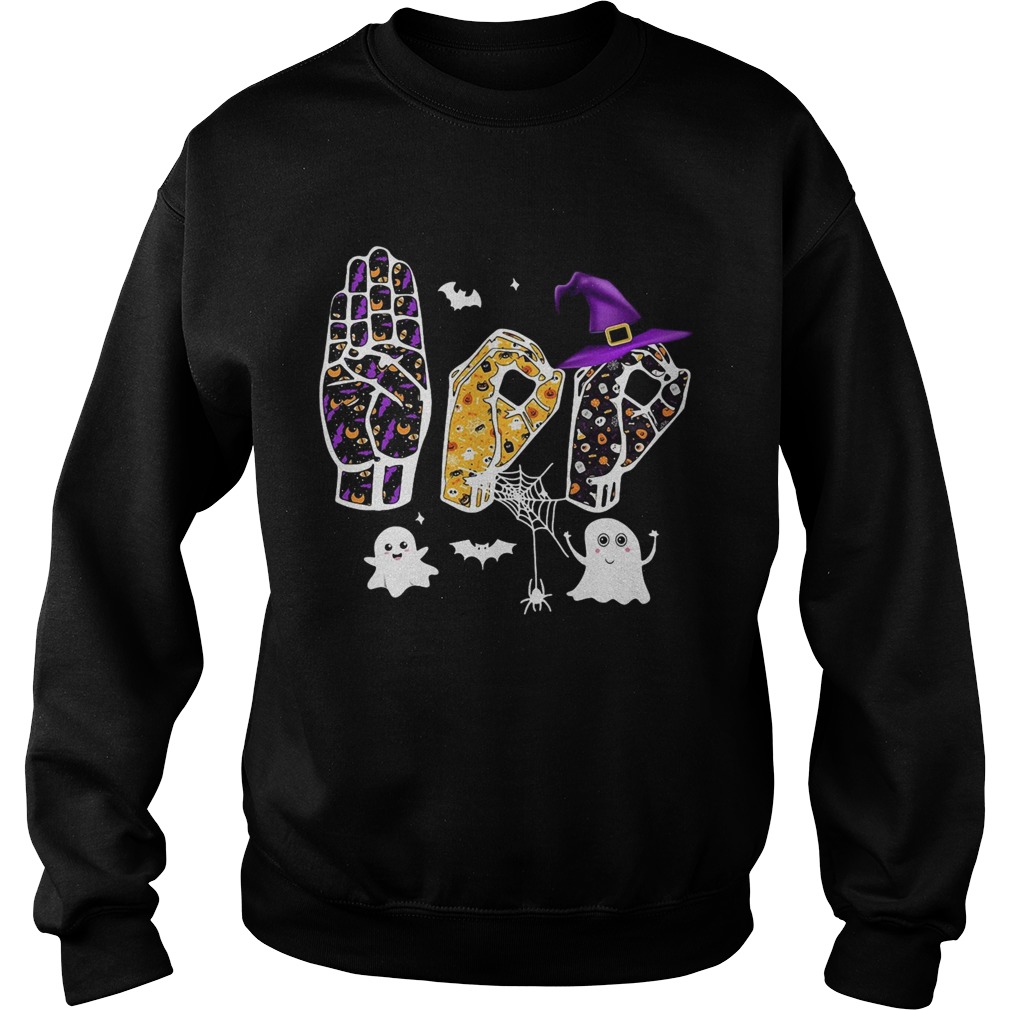 Asl Boo Halloween shirt Asl Boo Halloween shirt