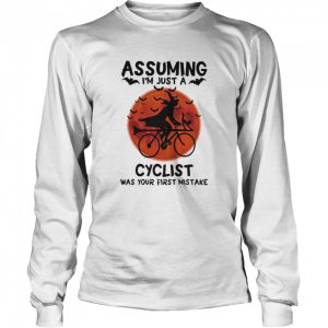 Assuming I’m Just A Cyclist Was Your First Mistake Moon Halloween shirt