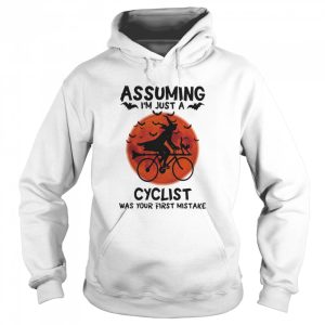 Assuming I'm Just A Cyclist Was Your First Mistake Moon Halloween shirt 3