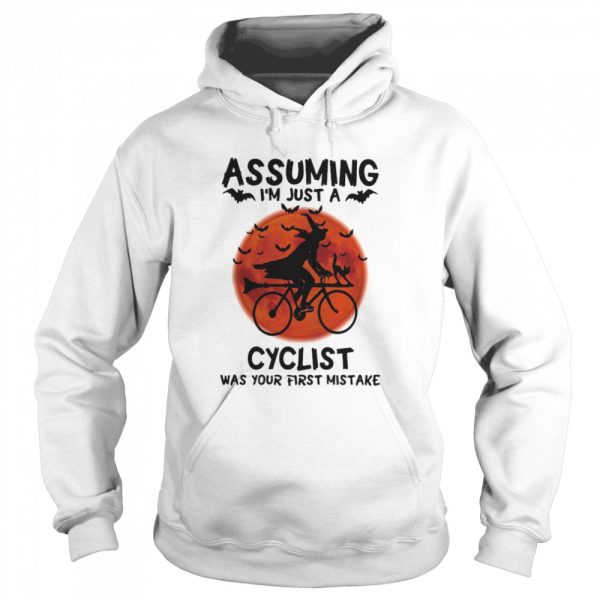 Assuming I’m Just A Cyclist Was Your First Mistake Moon Halloween shirt