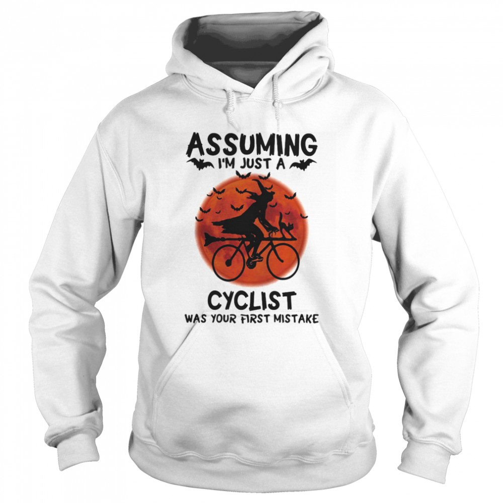 Assuming I’m Just A Cyclist Was Your First Mistake Moon Halloween shirt Assuming I’m Just A Cyclist Was Your First Mistake Moon Halloween shirt