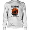 Assuming I’m Just A Rider Was Your First Mistake Riding Horse Moon Halloween shirt