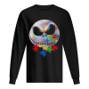 Autism Awareness Jack Skellington face shirt