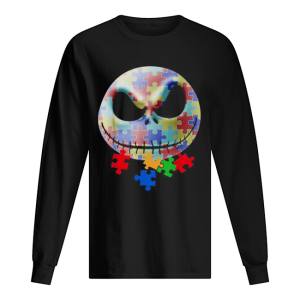 Autism Awareness Jack Skellington face shirt