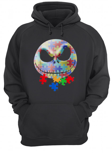 Autism Awareness Jack Skellington face shirt Autism Awareness Jack Skellington face shirt