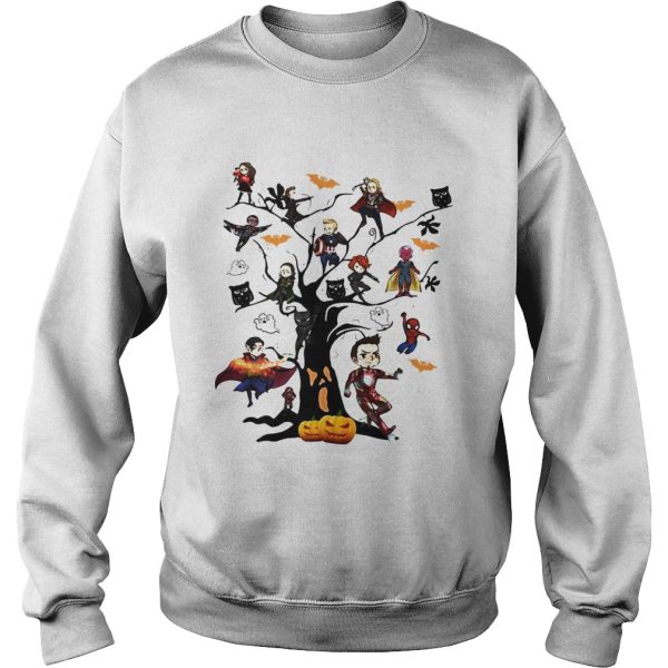 Avengers halloween tree shirt