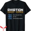Aviation T-Shirt Cheat Codes Pilot North American Airplanes