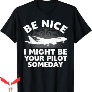 Aviation T-Shirt Funny Pilot Airplane North American