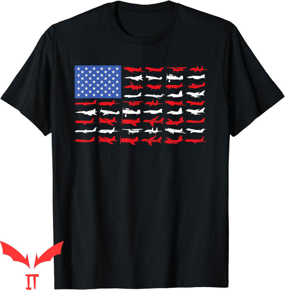 Aviation T-Shirt Pilot Airplane American Flag Plane Aviation T-Shirt Pilot Airplane American Flag Plane