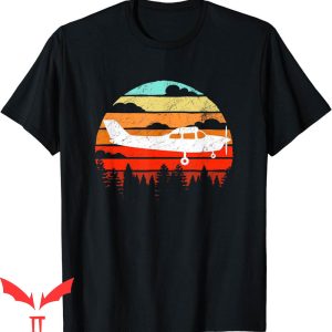 Aviation T-Shirt Pilot Gift Retro C172 Aircraft Flying