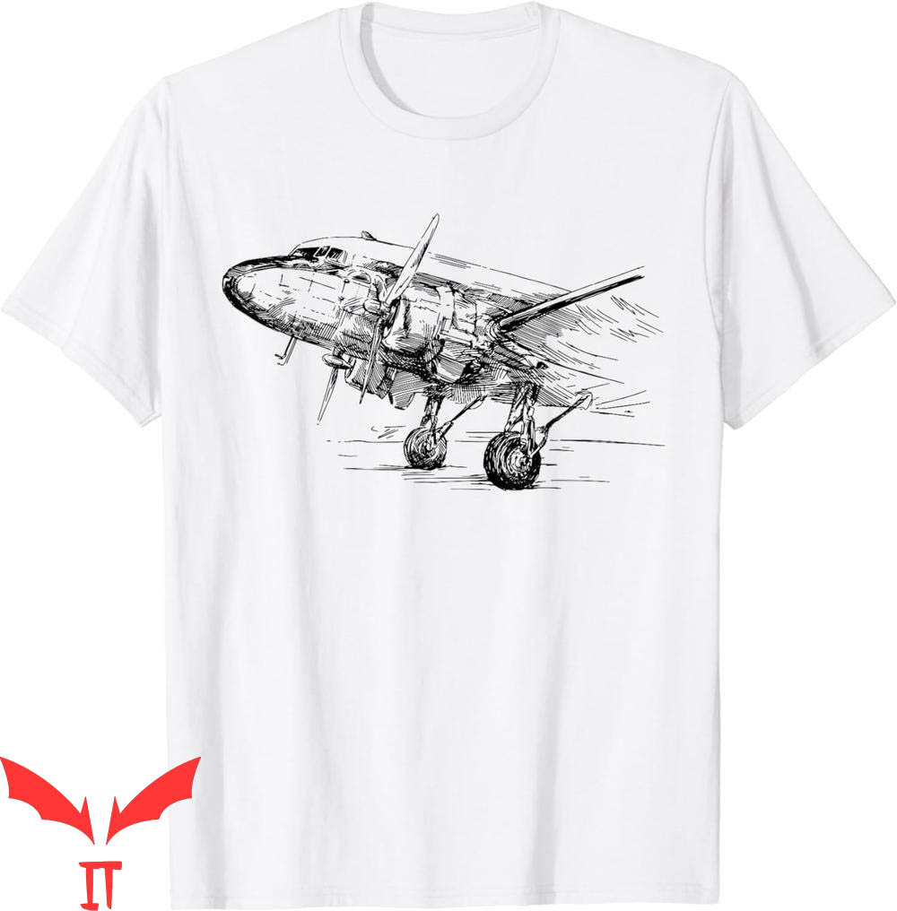 Aviation T-Shirt Vintage DC-3 Airplane Grandfather Aviation T-Shirt Vintage DC-3 Airplane Grandfather