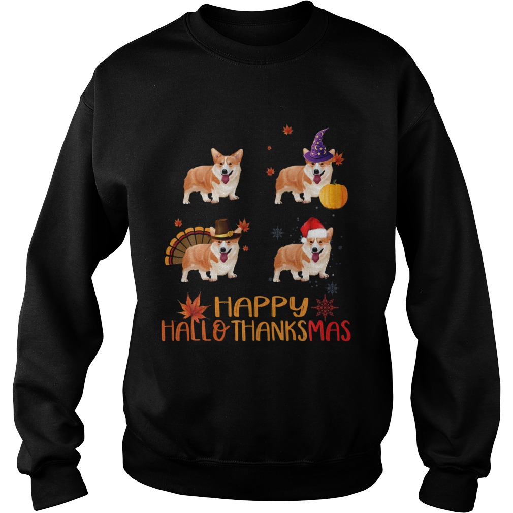 Awesome Corgi Happy Hallothanksmas shirt Awesome Corgi Happy Hallothanksmas shirt