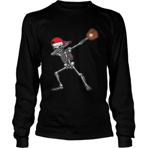 Awesome Dabbing Skeleton Baseball Funny Halloween Gift Boys shirt