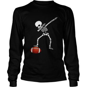 Awesome Football Skeleton Dabbing Sports Halloween Gift shirt