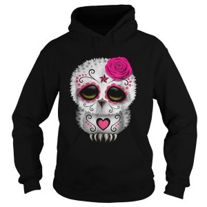 Awesome Owl Sugar Skull Trick Or Treat Pumpkin Halloween Boo shirt