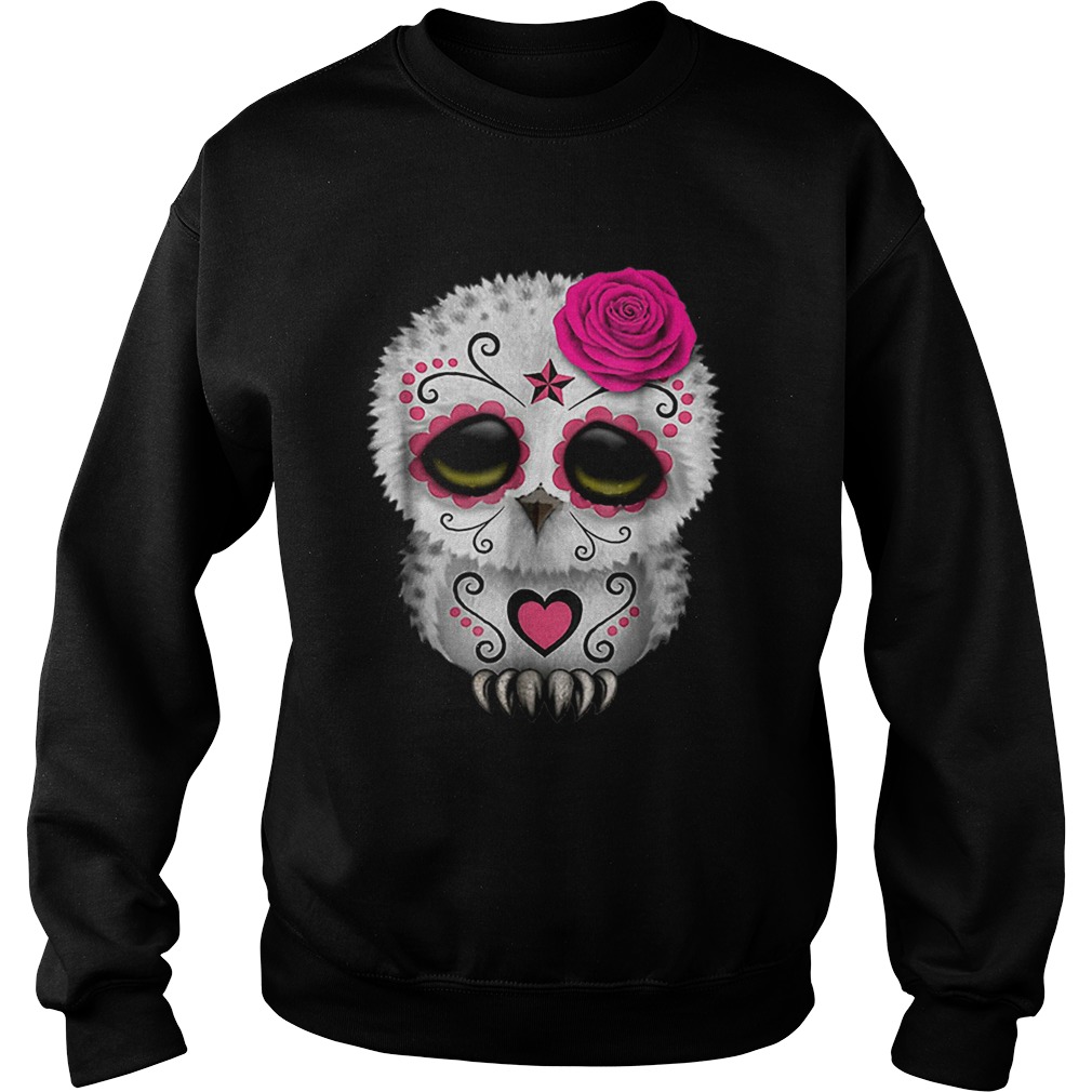 Awesome Owl Sugar Skull Trick Or Treat Pumpkin Halloween Boo shirt Awesome Owl Sugar Skull Trick Or Treat Pumpkin Halloween Boo shirt