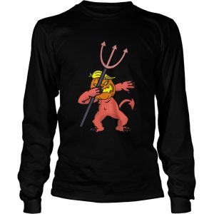 Awesome Trump Halloween Trumpkin Funny Devil Dabbing Dab Pumpkin shirt