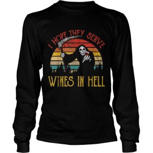 Awesome Vintage I Hope They Serve Wines In Hell Halloween Costume shirt