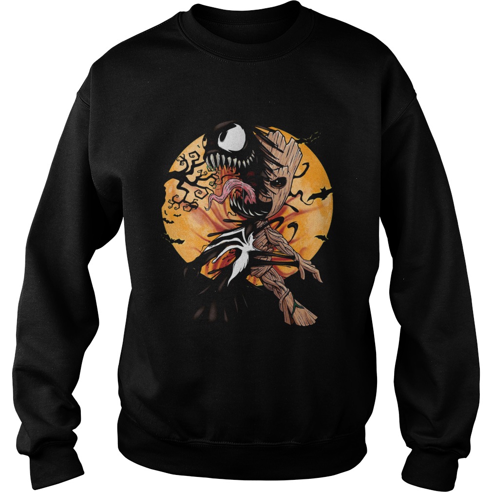 Baby Groot Venom moon Halloween shirt Baby Groot Venom moon Halloween shirt