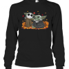 Baby Jack Skellington And Baby Yoda Happy Halloween T-Shirt