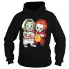 Baby Joker And Pennywise Horror Movies Characters Halloween Shirt