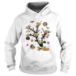 Baby Yoda And Pumpkin Tree Halloween shirt