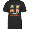 Baby Yoda Happy Hallothanksmas Halloween Thanksgiving Christmas T-Shirt