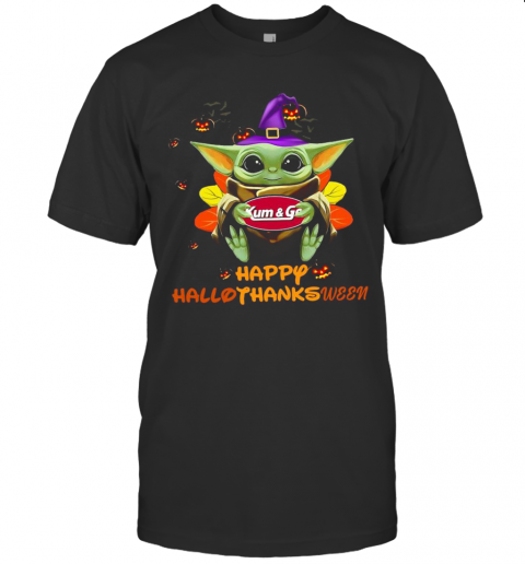 Baby Yoda Happy Hallothanksween T-Shirt Baby Yoda Happy Hallothanksween T-Shirt