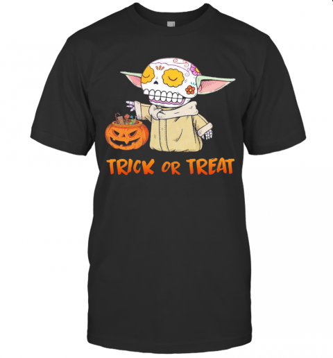 Baby Yoda Pumpkin Trick Or Treat Halloween T-Shirt Baby Yoda Pumpkin Trick Or Treat Halloween T-Shirt