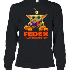 Baby Yoda hug Fedex I’ll Be There For You Halloween Shirt