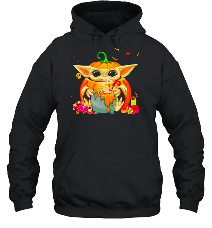 Baby Yoda pumpkin witch Halloween shirt Baby Yoda pumpkin witch Halloween shirt
