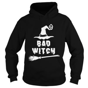 Bad Witch Magic Hat Broomstick For Halloween Costume TShirt