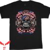 Badass Military T-Shirt All American Skull Flag American